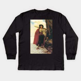 Buccaneer was a Picturesque Fellow by Howard Pyle Kids Long Sleeve T-Shirt